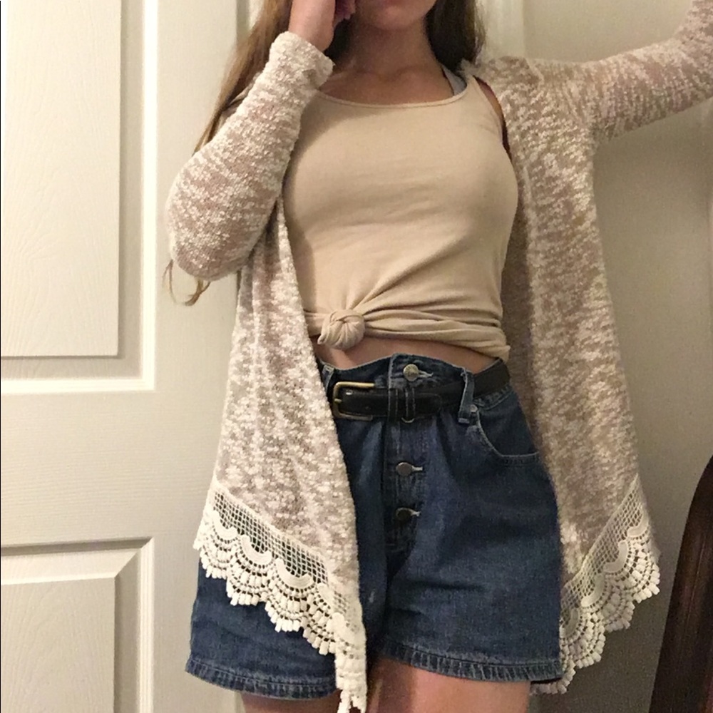 Light pink cardigan